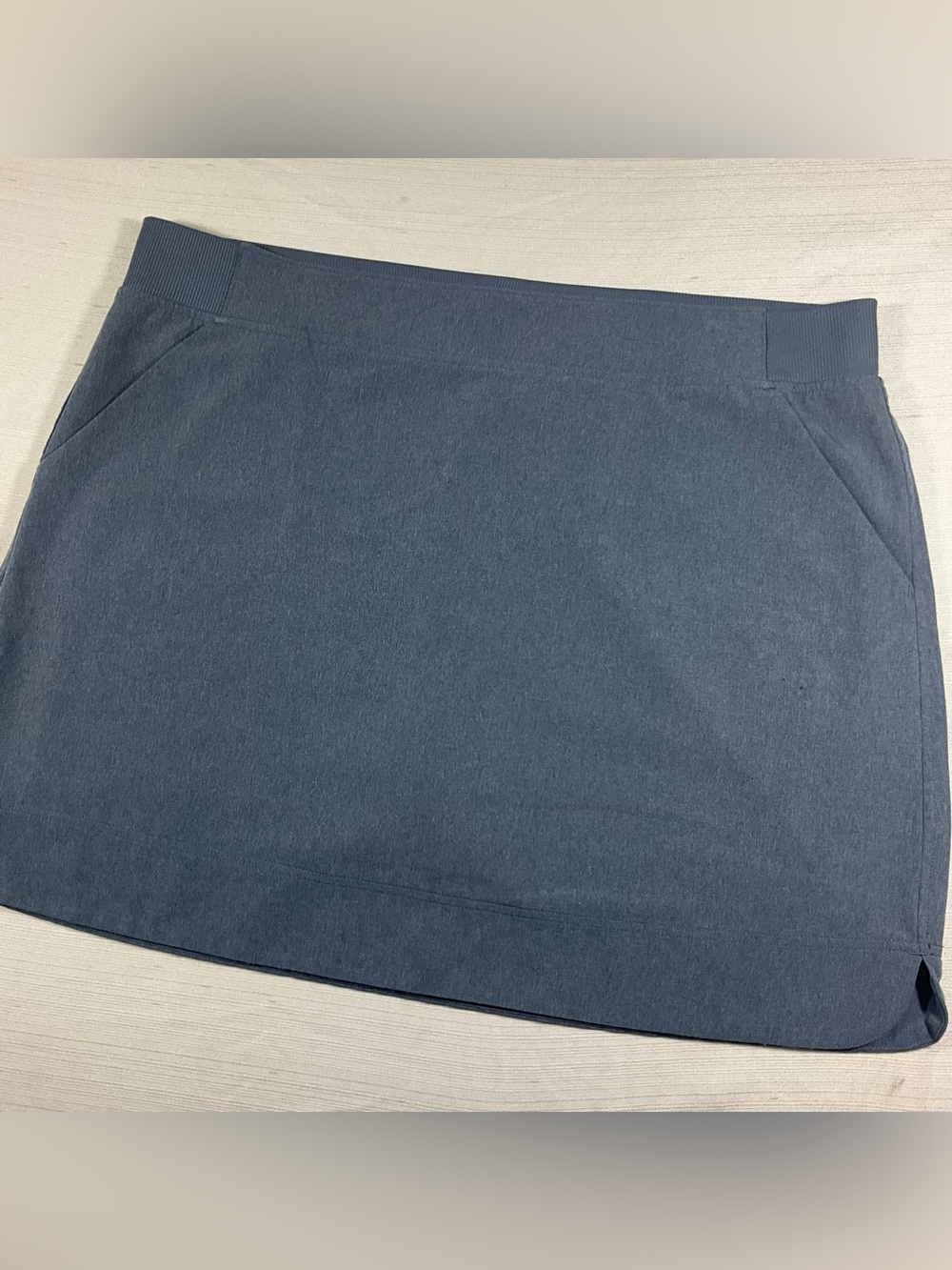 32 COOL Slate Blue Gray Skort Women’s XL Elastic Waist Golf Athleisure Outdoors
